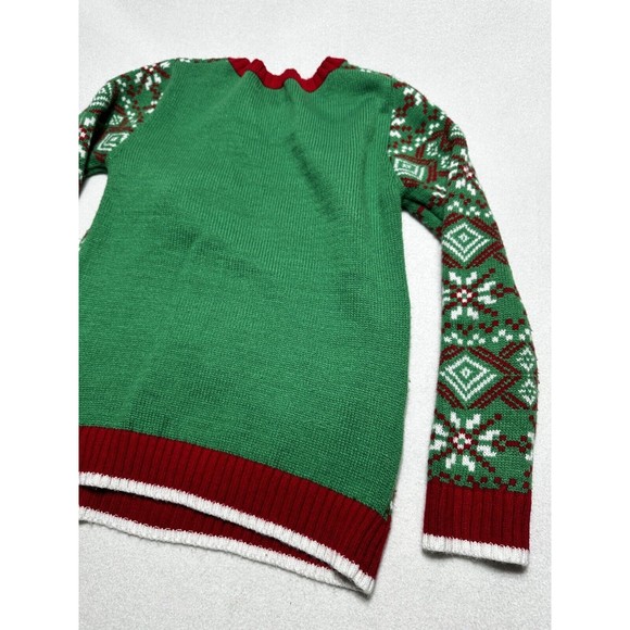 Pug Christmas Sweater It's Our Time Santa Christmas Present Large Youth Dog - Picture 5 of 11